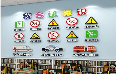 蓝田安全标识在幼儿园实施的重要性