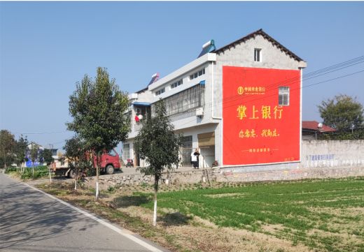 蓝田墙体广告具有的独特优势