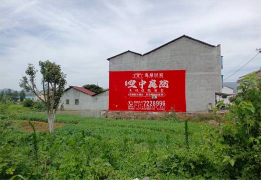 蓝田做墙体广告的意义