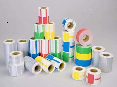 蓝田关于不干胶材料。