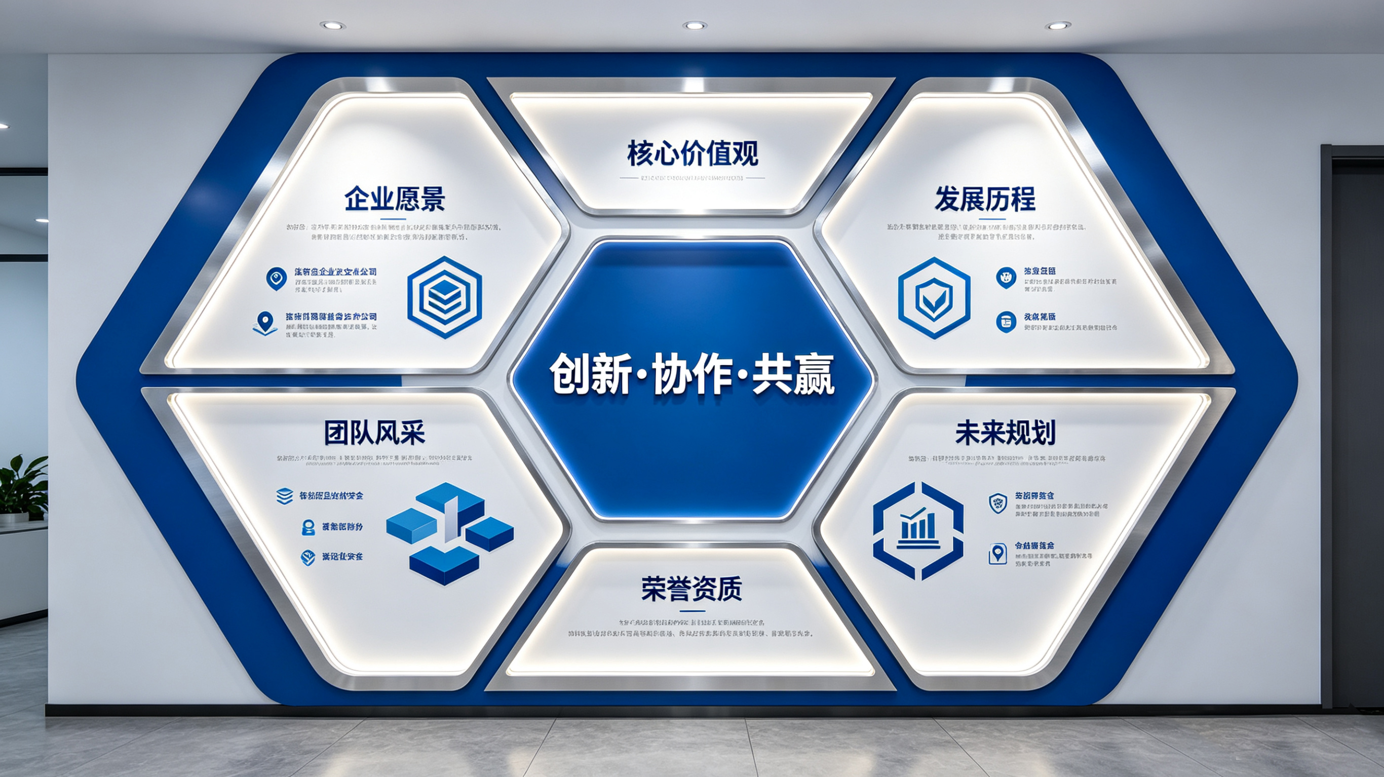 蓝田企业文化墙六边形避坑指南（新手常犯5个错误）